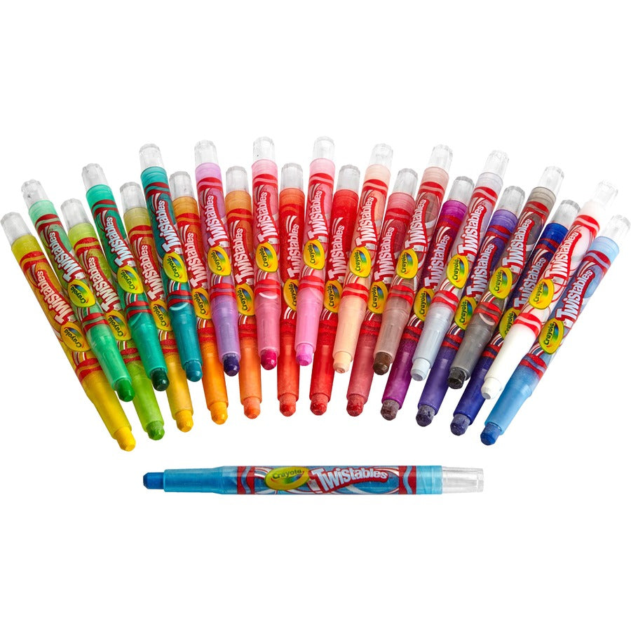 For Child - Red, Scarlet, Red Orange, Orange, Yellow-orange, Yellow, Green, Yellow Green, Blue Green, Blue, Red Violet, ... - Plastic - 24 / Set