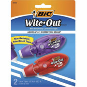 0.20" Tape Width x 19.67 ft Tape Length - 1 Line(s) - White Tape - Micro White Dispenser - Odorless, Flexible Tip, Non-refillable, Protective Cover - White - 1 Pack