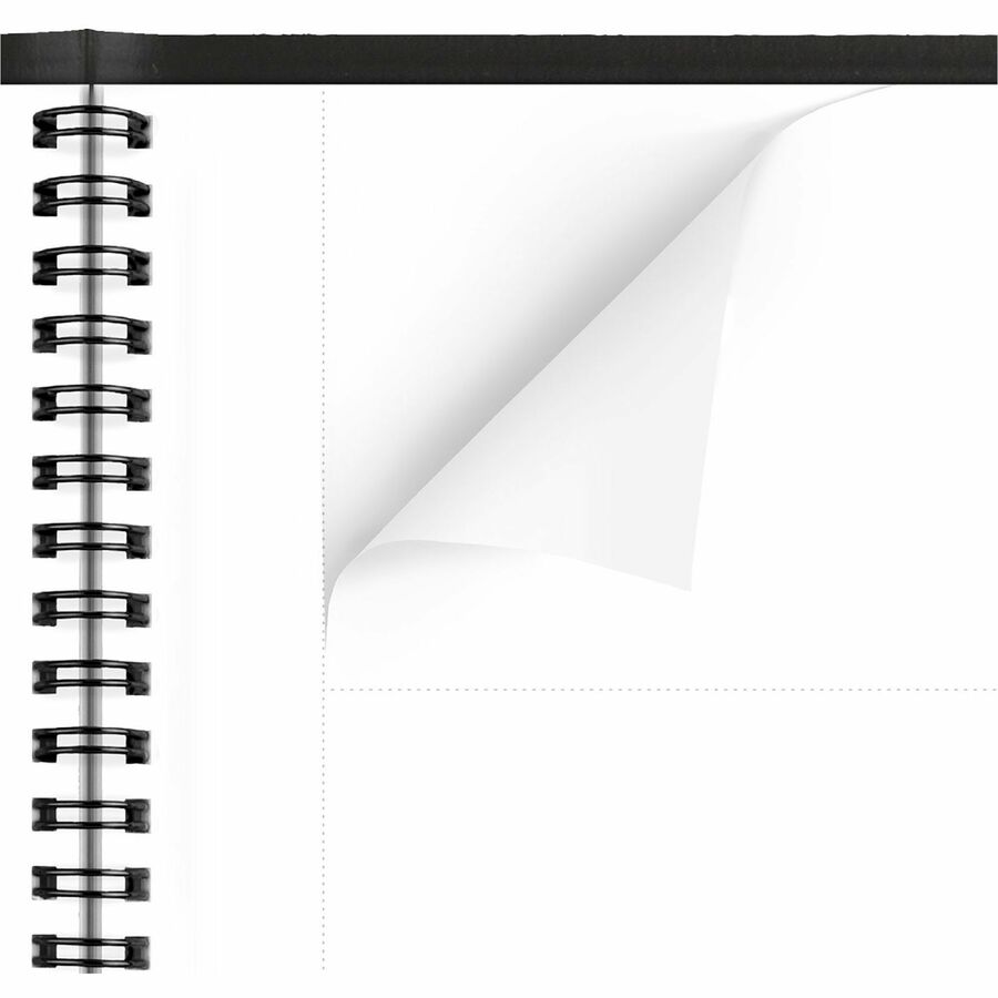 At-A-Glance Planner - Monthly - 1 Year - January 2026 to December 2026 - 1 Month Single Page Layout - 6 7/8" x 8 3/4" Sheet Size - Black Cover - Phone Directory, Perforated - 1 Each