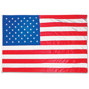 Advantus Heavyweight Nylon Outdoor U.S. Flag - United States - 96" Length x 60" Width - Heavyweight, Grommet, Durable - Nylon, Brass - Red, White, Blue