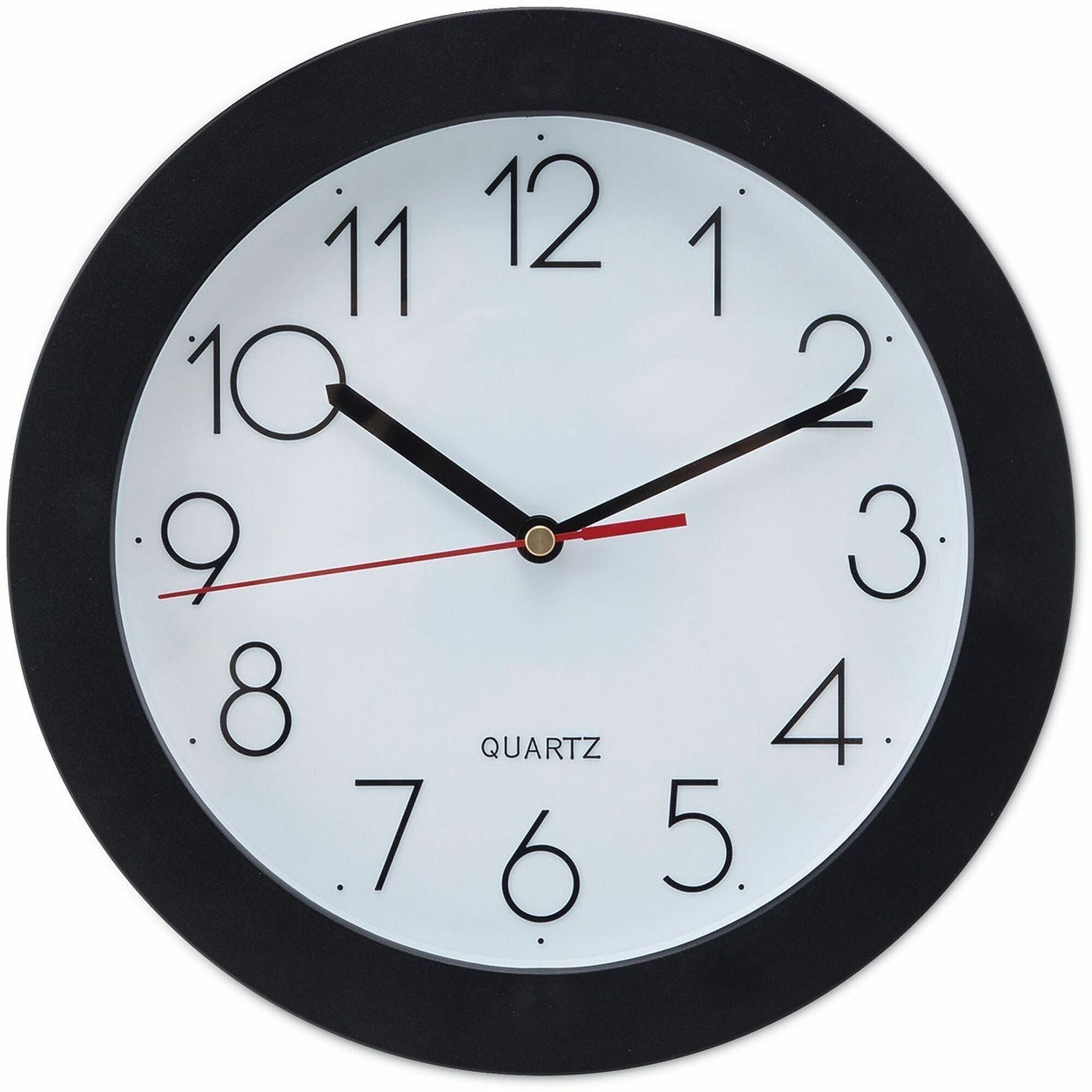 Analog - Quartz - White Main Dial - Black Case