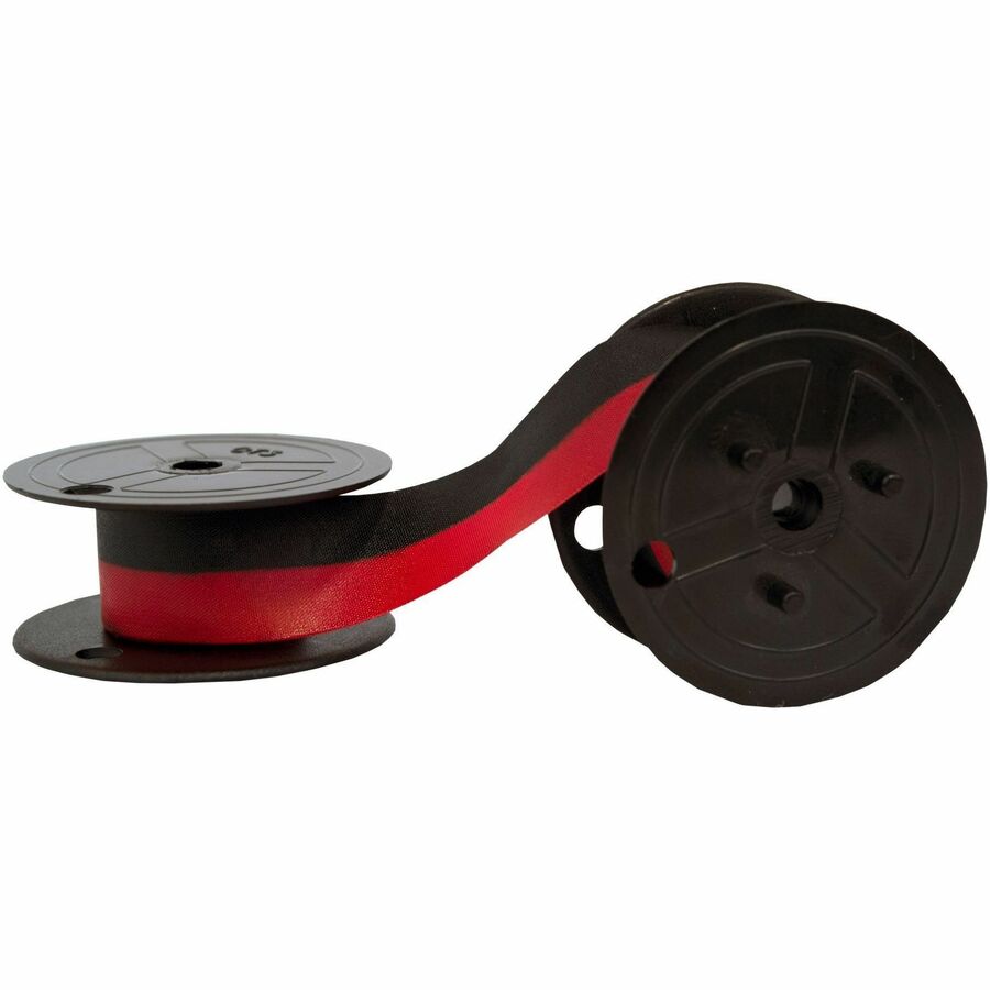 0.50" x 18.01 ft Ribbon Size - Black, Red - 1 Each