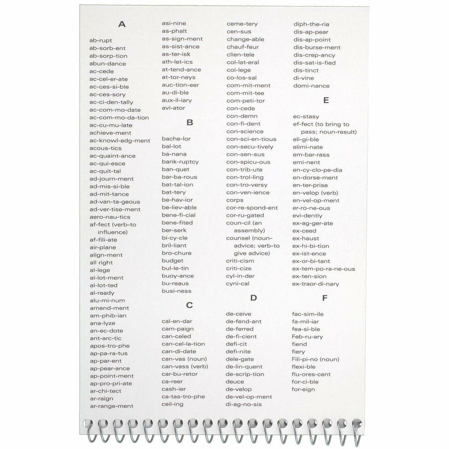 Mead Spell-Write Steno Book - 80 Sheets - 6" x 9" Sheet Size - White Paper - 1 Each