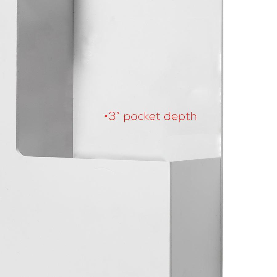 External Dimensions: 13.8" Width x 3.6" Depth x 13" Height - Key Lock Closure - Plastic - White - For Suggestion Card - 1 Each