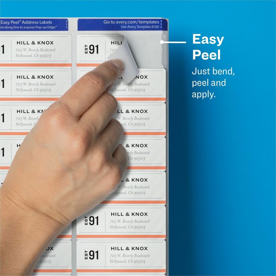 Avery&reg; Matte Address Labels - Sure Feed Technology