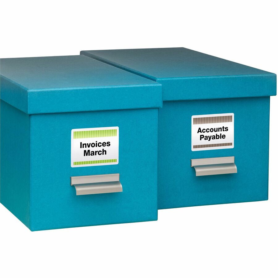 Avery&reg; Laser Inkjet Printer Permanent ID Labels - 2" Width x 2 5/8" Length - Permanent Adhesive - Rectangle - Inkjet, Laser - White - Paper - 15 / Sheet - 15 Total Sheets - 225 Total Label(s) - 225 / Pack