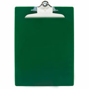 Saunders Recycled Plastic Clipboards - 1" Clip Capacity - 8 1/2" x 11" Sheet Size - Plastic - Green - 1 Each