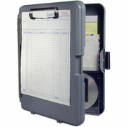0.50" Clip Capacity - Polypropylene - Gray, Charcoal - 1 Each