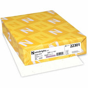 Letter - 8 1/2" x 11" - 24 lb Basis Weight - Smooth - Green Seal - Acid-free, Lignin-free, Chlorine-free, Heavyweight - Stardust White - 500 / Ream