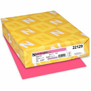 Letter - 8 1/2" x 11" - 65 lb Basis Weight - Smooth - Durable, Acid-free, Lignin-free, Heavyweight - Plasma Pink - 1 Pack