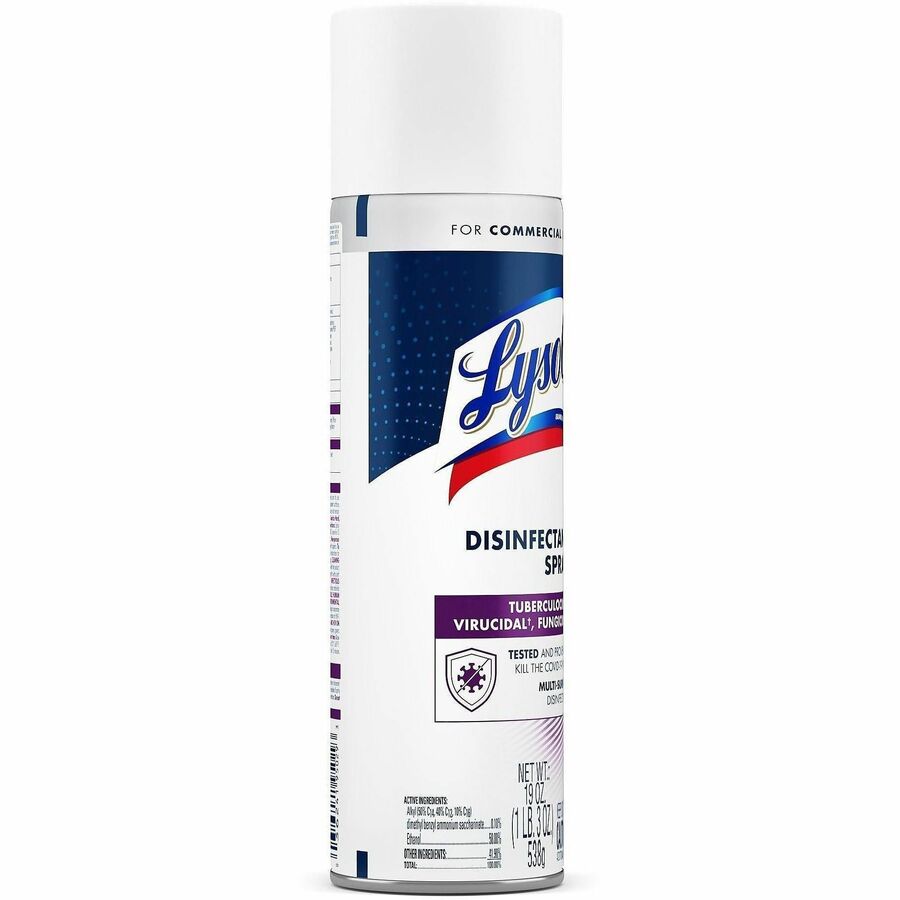 Lysol I.C. Disinfectant Spray, Aerosol, Clear, 19 fl oz, 12/Carton