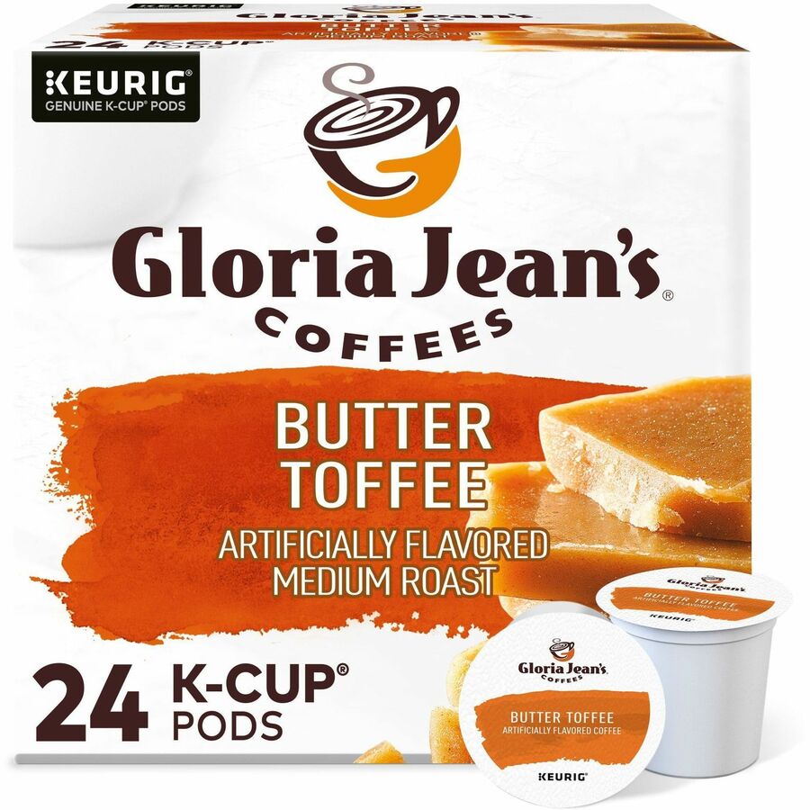 Compatible with Keurig Brewer - Regular - Medium - K-Cup, Pod - Butter - Kosher - 24 / Box