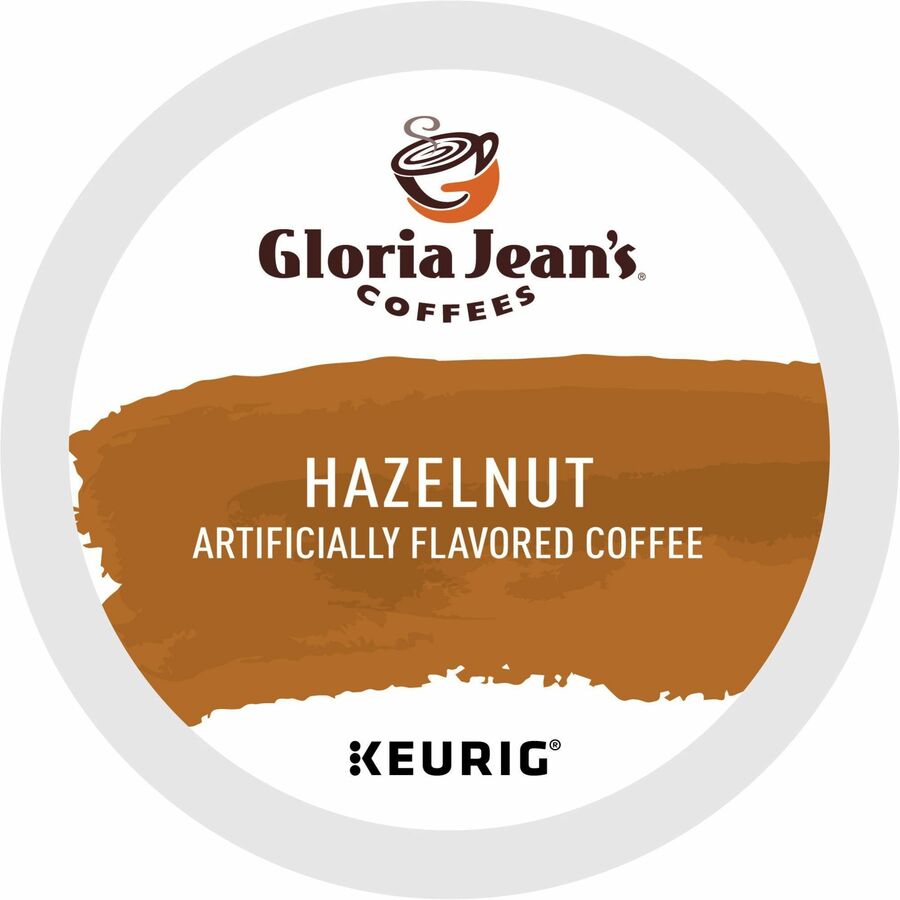 Compatible with Keurig Brewer - Regular - Medium - K-Cup, Pod - Hazelnut - Kosher - 24 / Box