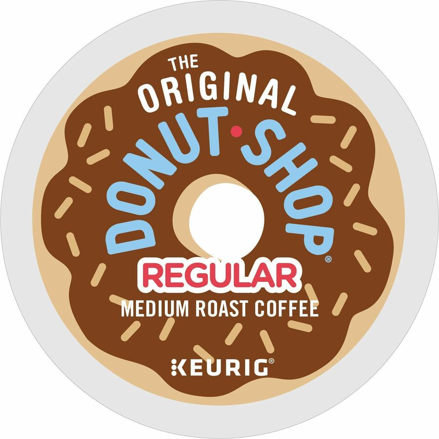 Compatible with Keurig Brewer - Regular - Medium - 0.4 oz - K-Cup, Pod - Donut Shop Blend - Kosher - 24 / Box