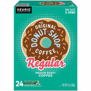 The Original Donut Shop® K-Cup, Pod Regular Coffee - Compatible with Keurig Brewer - Regular - Medium - 0.4 oz - K-Cup, Pod - Donut Shop Blend - Kosher - 24 / Box