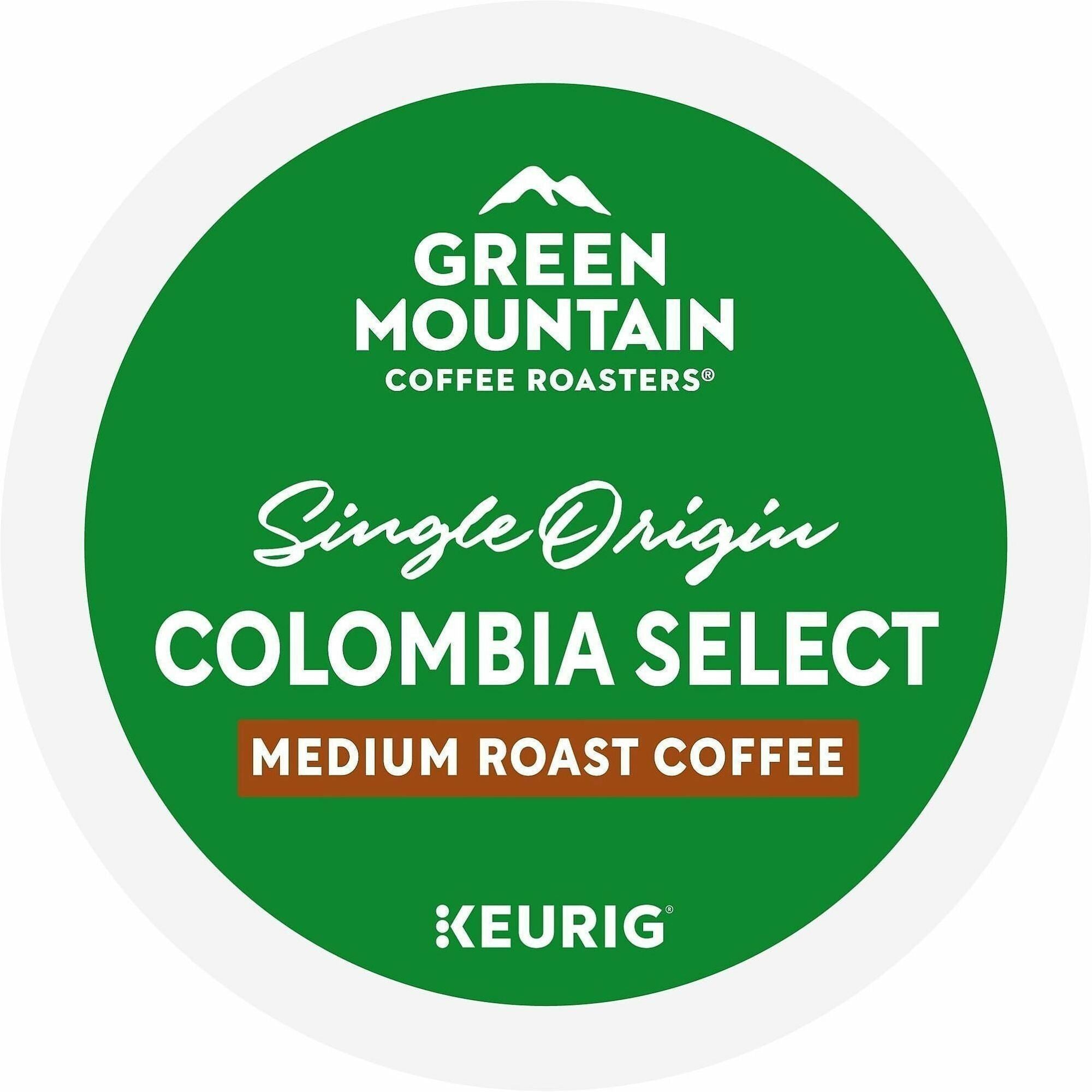 Green Mountain Coffee Roasters&reg; K-Cup Colombia Select Coffee - Compatible with Keurig Brewer - Regular - Medium - K-Cup - 24 / Box
