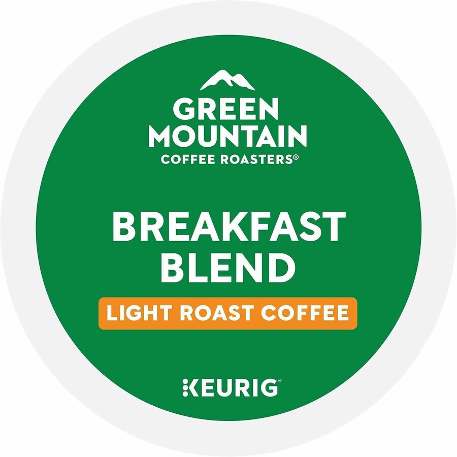 Green Mountain Coffee Roasters&reg; K-Cup Breakfast Blend Coffee - Compatible with Keurig Brewer - Regular - Light - K-Cup - 24 / Box