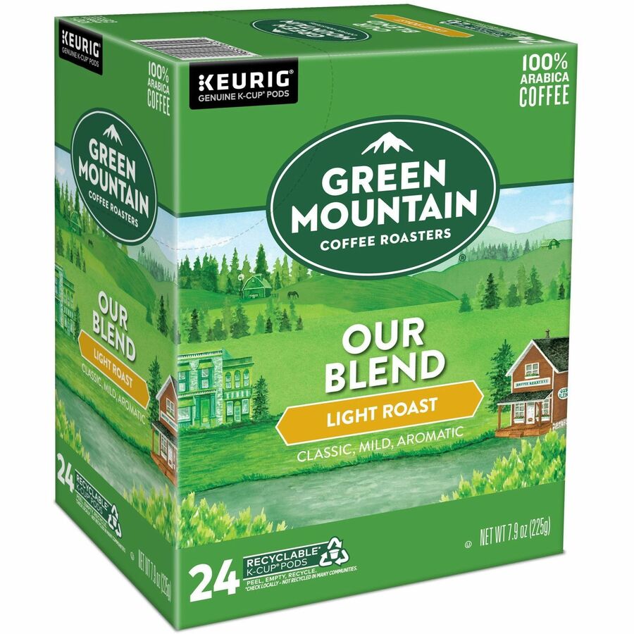 Compatible with Keurig Brewer - American - Light - K-Cup, Pod - Our Blend - Kosher - 24 / Box