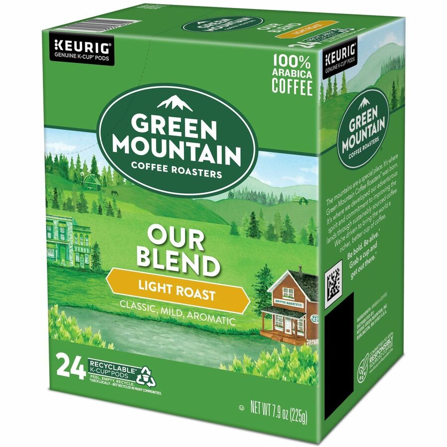 Compatible with Keurig Brewer - American - Light - K-Cup, Pod - Our Blend - Kosher - 24 / Box