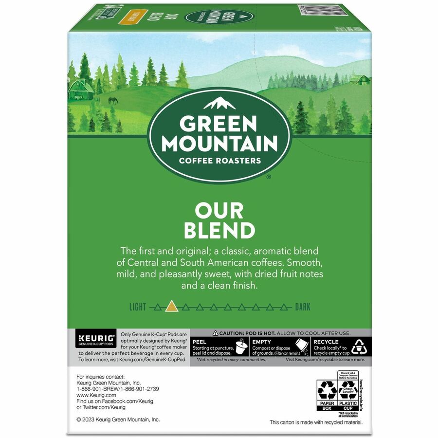 Compatible with Keurig Brewer - American - Light - K-Cup, Pod - Our Blend - Kosher - 24 / Box