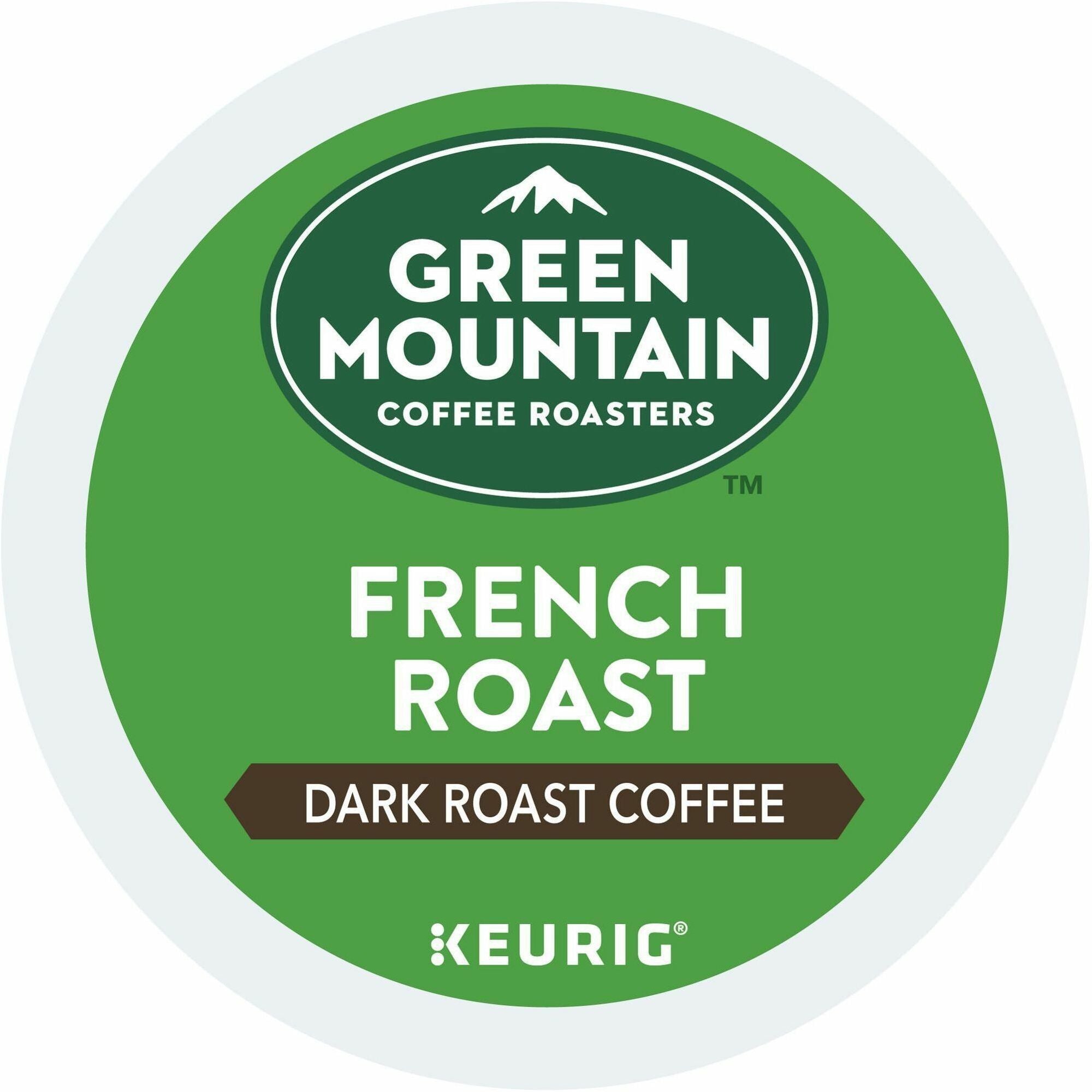 Green Mountain Coffee Roasters&reg; K-Cup French Roast Coffee - Compatible with Keurig Brewer - Regular - Dark - K-Cup - 24 / Box