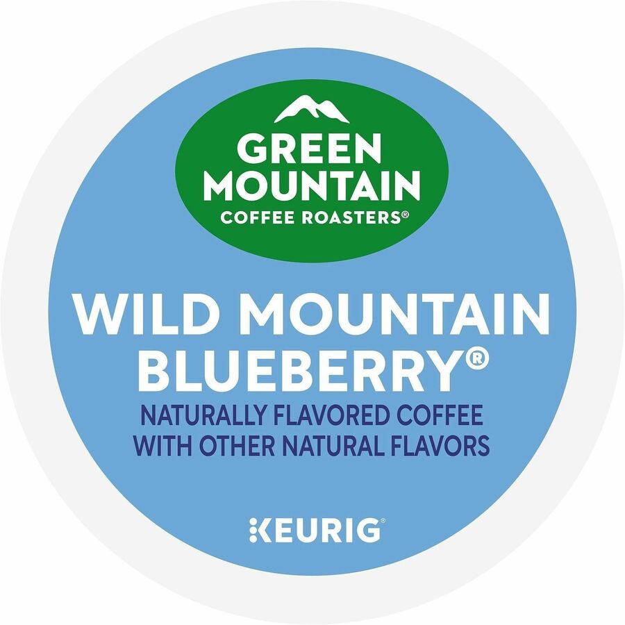 Green Mountain Coffee Roasters&reg; K-Cup Wild Mountain Blueberry Coffee - Compatible with Keurig Brewer - Regular - K-Cup - 24 / Box