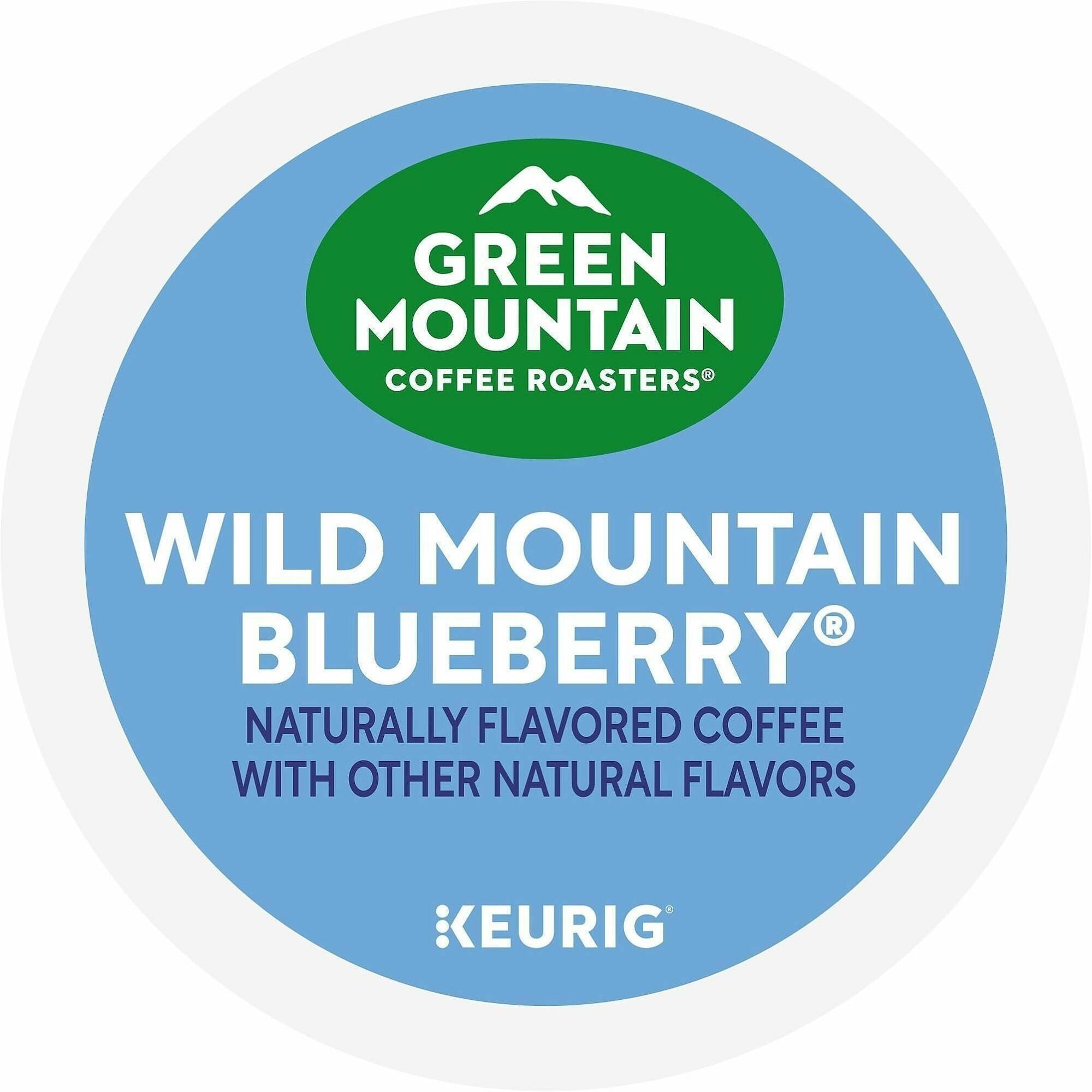 Green Mountain Coffee Roasters&reg; K-Cup Wild Mountain Blueberry Coffee - Compatible with Keurig Brewer - Regular - K-Cup - 24 / Box