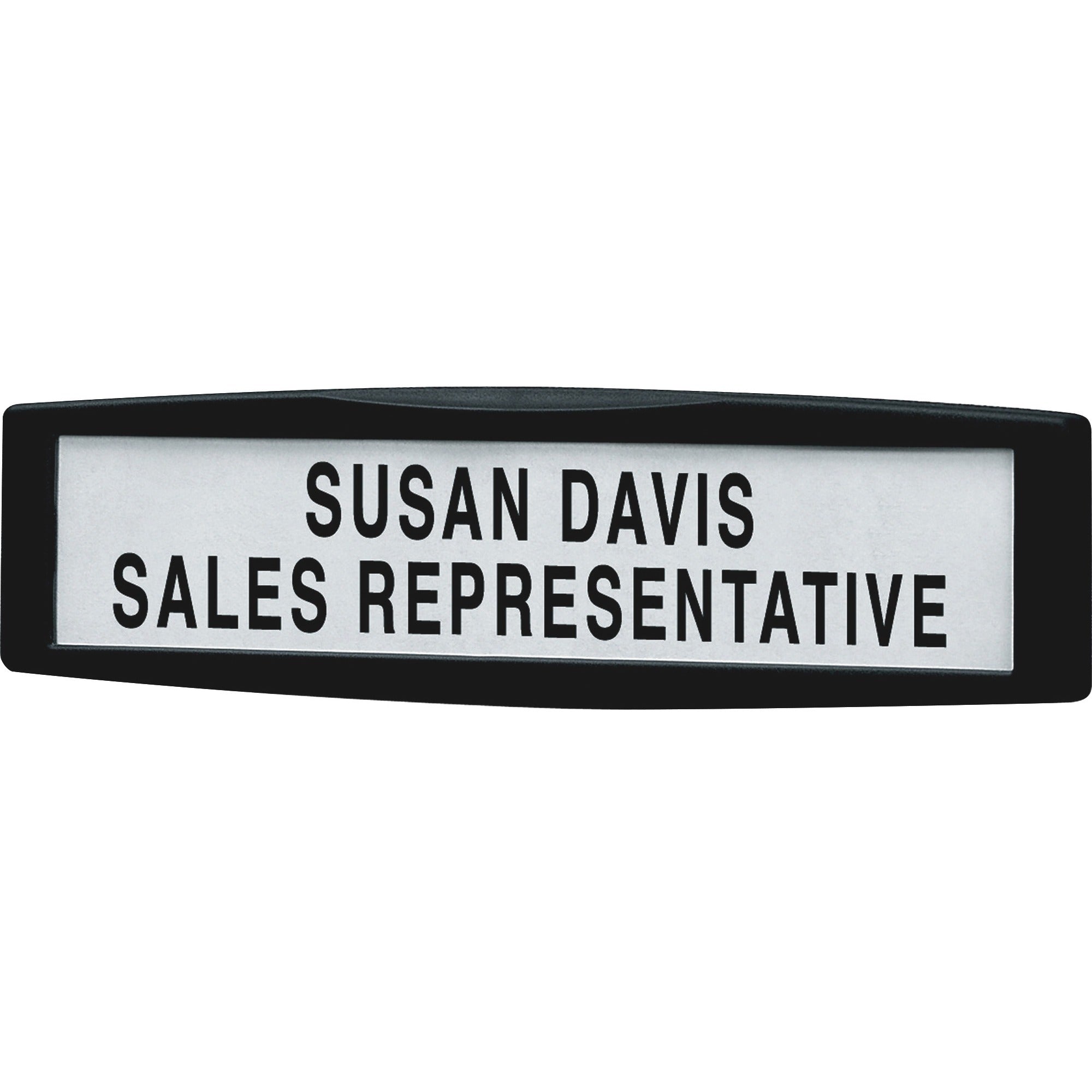 9" Width x 2.5" Height x 0.7" Depth - Rectangular Shape - Wall Mountable - Tackable, Replaceable, Recyclable, Repositionable - Outdoor - Plastic, Steel - Dark Graphite - 1 Each