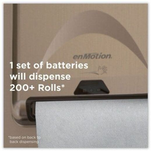 1 Ply - 8.25" Width x 425 ft Length - White - 6 Roll
