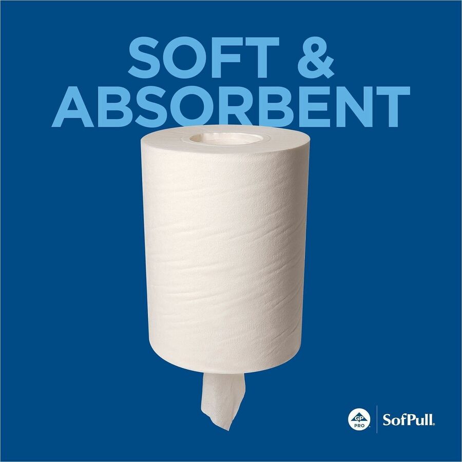 1 Ply - 12" Width x 7.80" Length - 225 Sheets/Roll - White/ - 8 / Carton