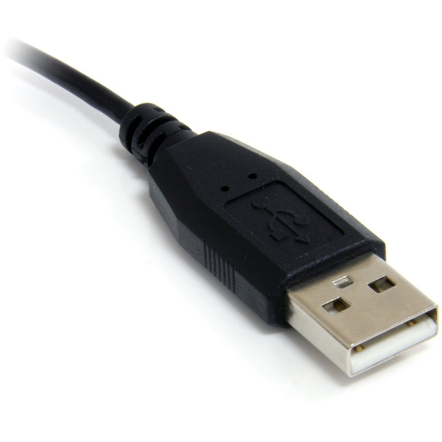 StarTech.com 3 ft Micro USB Cable - A to Right Angle Micro B
