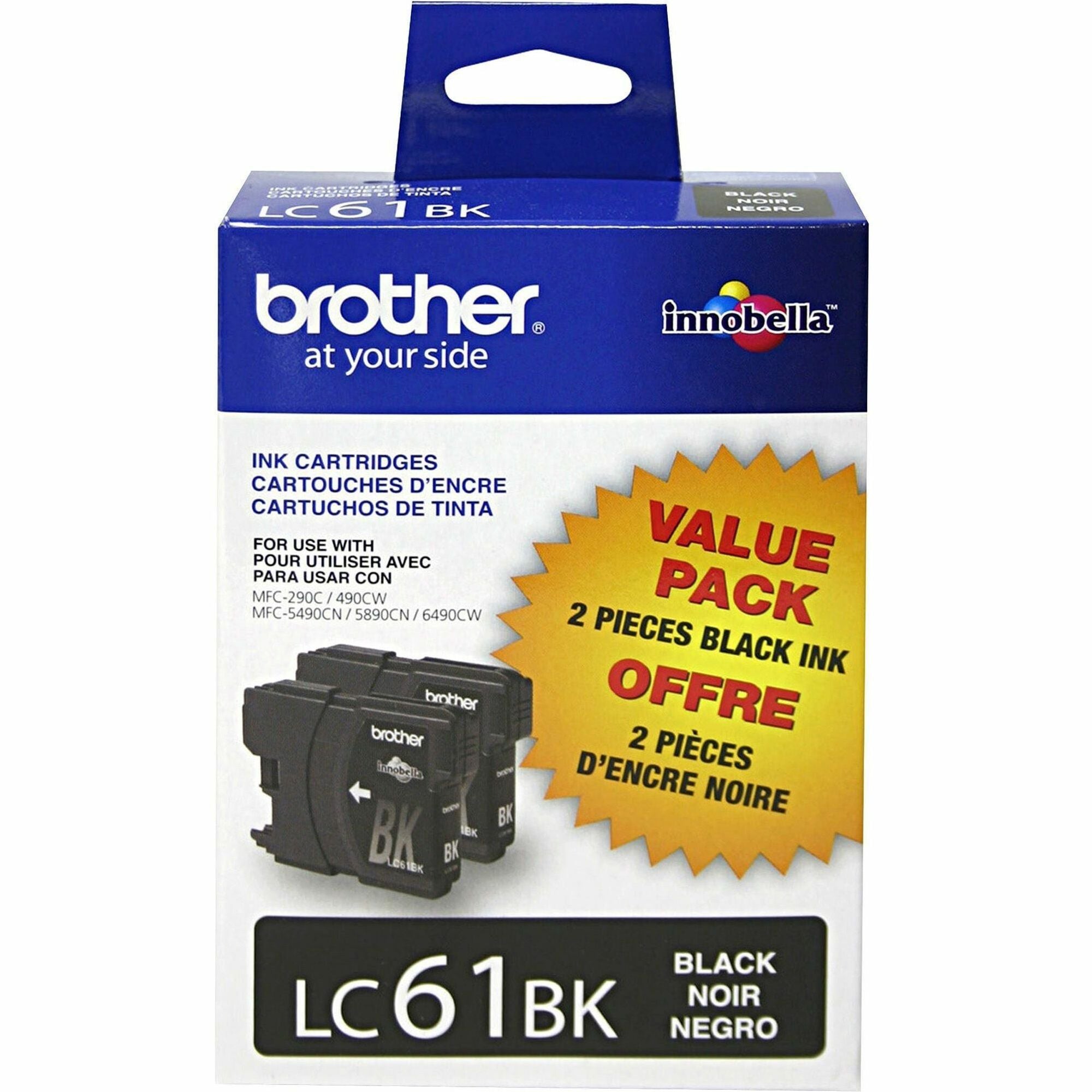 Brother Innobella LC612PKS Original Inkjet Ink Cartridge - Black - 1 Pack