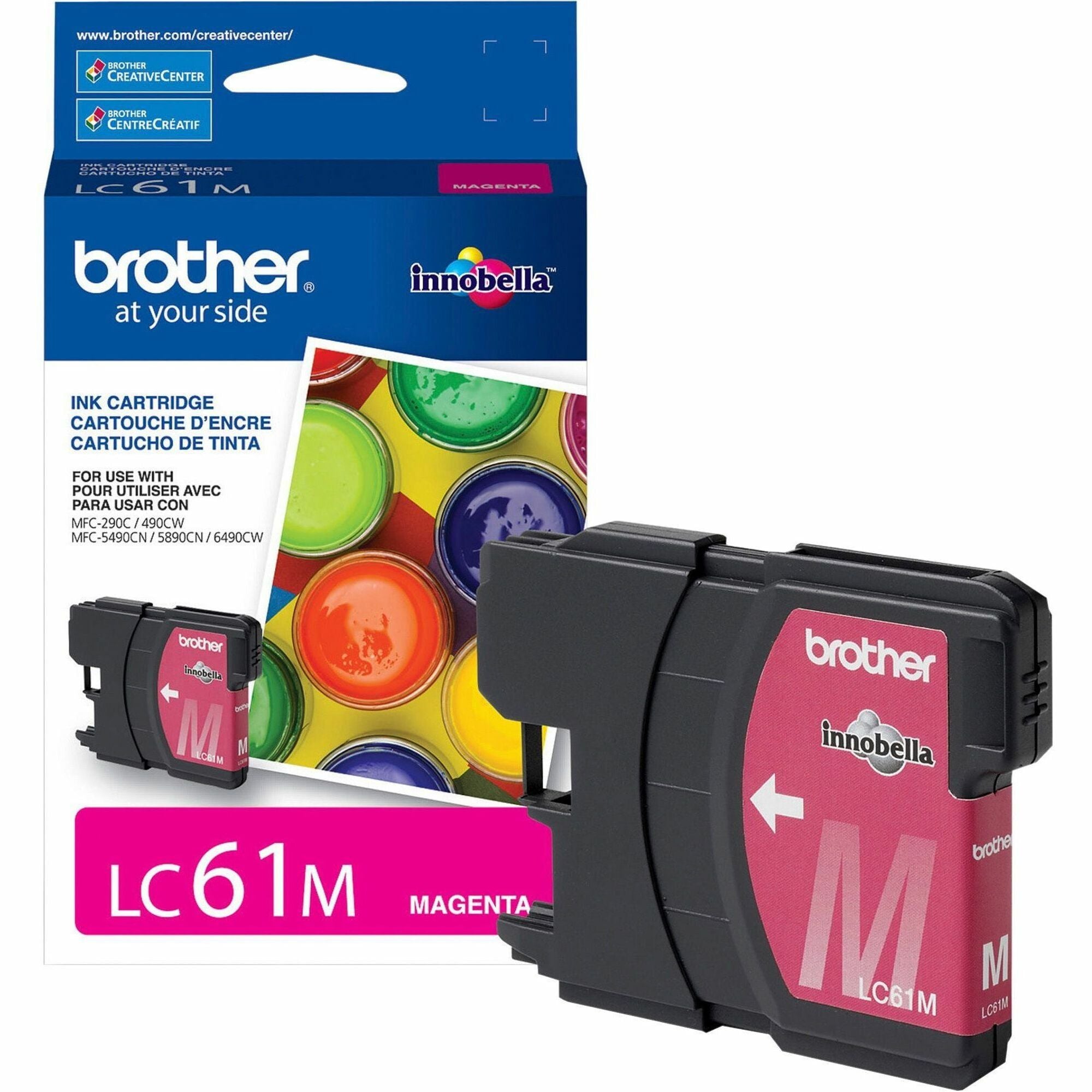 Brother Innobella LC61M Standard Yield Inkjet Ink Cartridge - Magenta - 1 Each
