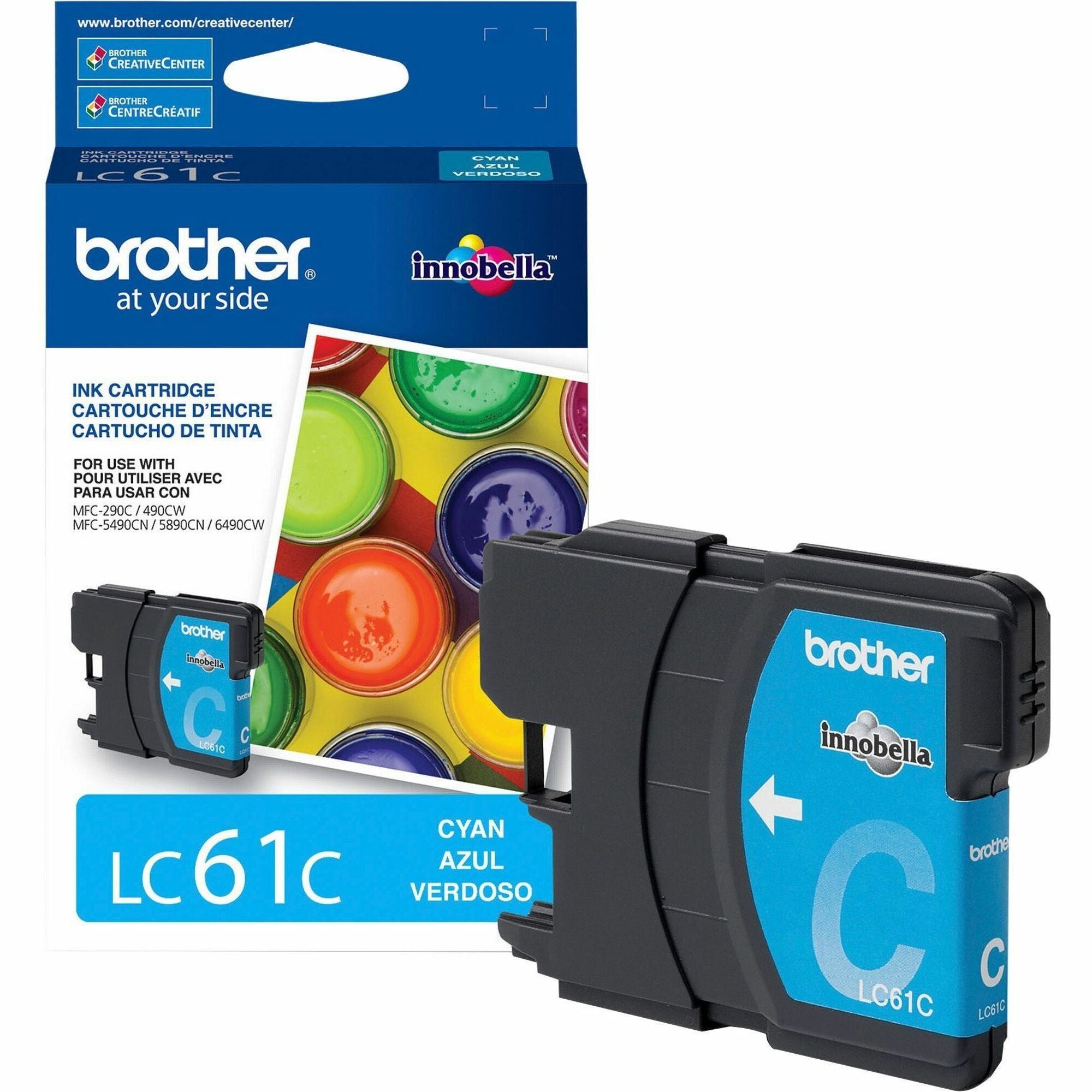 Brother Innobella LC61C Original Inkjet Ink Cartridge - Cyan - 1 Each