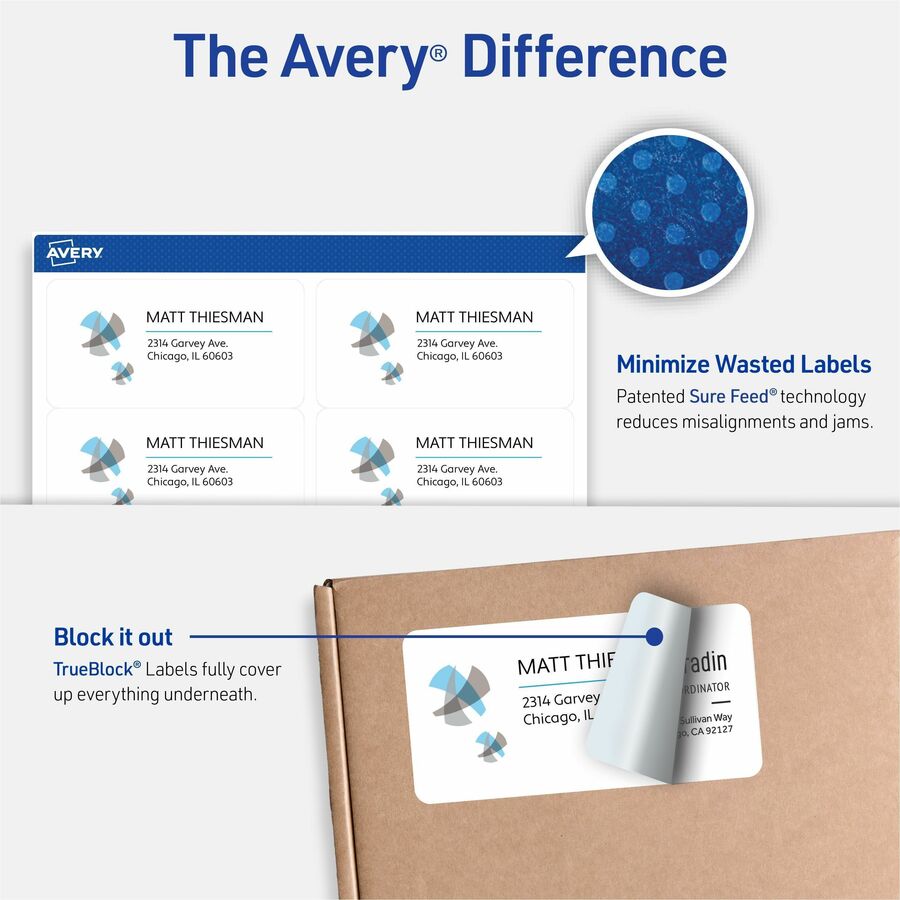 2" Width x 4" Length - Permanent Adhesive - Rectangle - Laser - White - Paper - Permanent Adhesive, Jam Resistant, Customizable - 10 / Sheet - 25 Total Sheets - 250 Total Label(s) - 250 / Pack