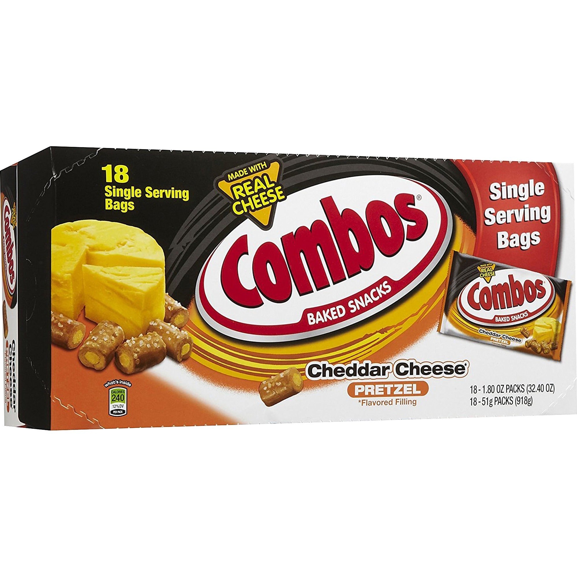Cheddar Cheese, Crunch - 1.80 oz - 18 / Box