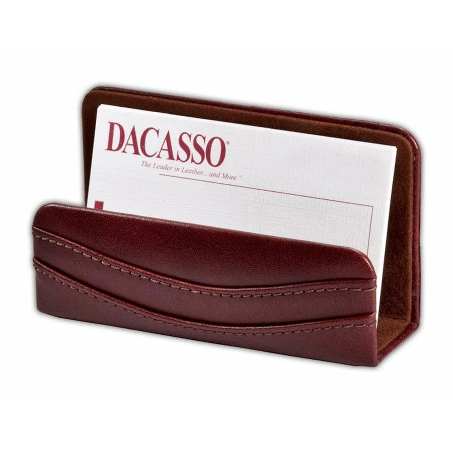 Dacasso Leather Desk Set, 10-Piece, Top-Grain Leather, Includes Desk Pad, 2 Letter Trays, Pencil Cup, Memo Holder, Letter Holder, Business Card Holder, Letter Opener, Double Pen Stand, 1 Each