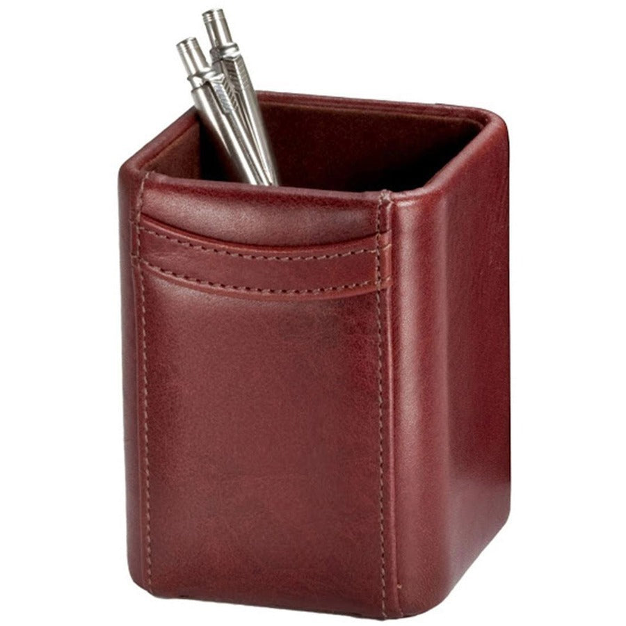 Dacasso Leather Desk Set, 10-Piece, Top-Grain Leather, Includes Desk Pad, 2 Letter Trays, Pencil Cup, Memo Holder, Letter Holder, Business Card Holder, Letter Opener, Double Pen Stand, 1 Each