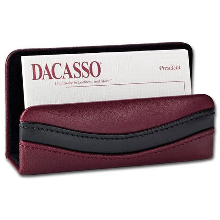 Dacasso Two-Toned Leather 8-Piece Desk Pad Kit