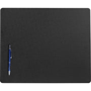 Dacasso Leatherette Conference Pad - Rectangular - 17" Width x 14" Depth - Felt Backing - Leather - Black