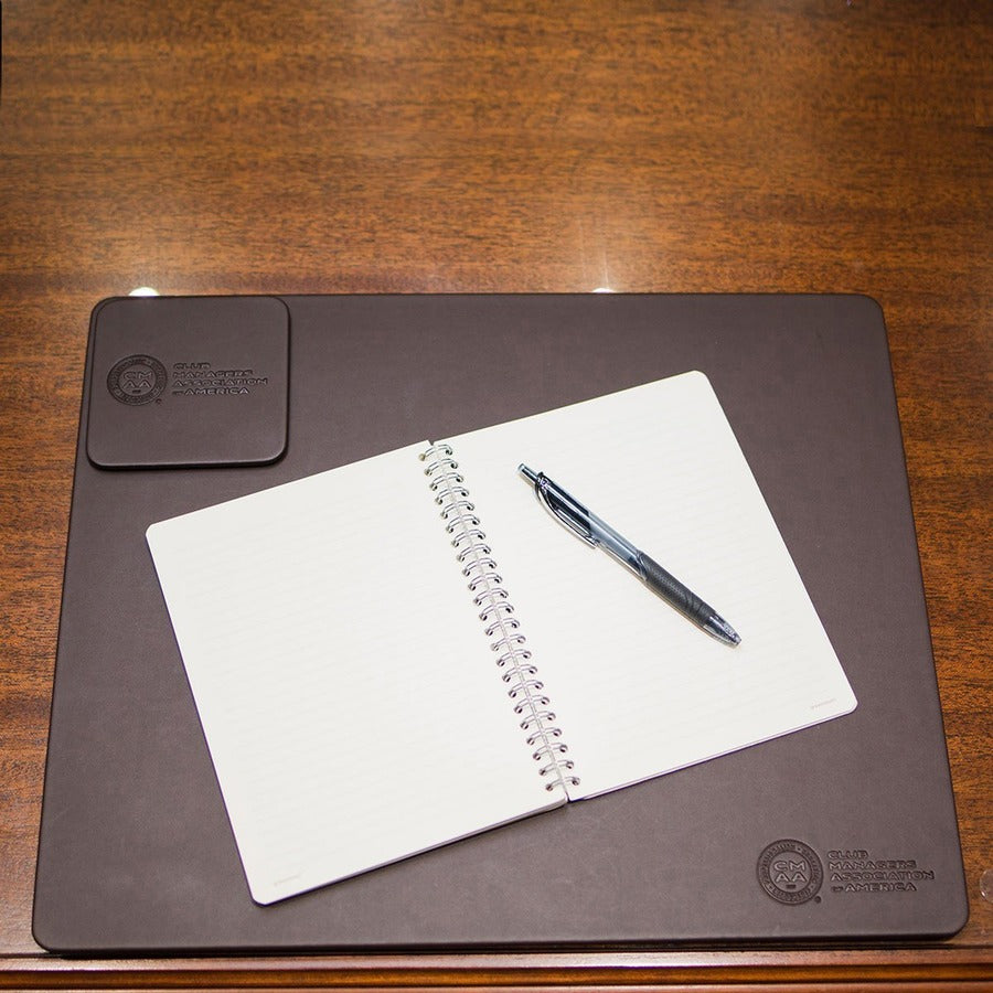 Dacasso Leather Conference Table Pad - 17" Width x 14" Depth - Felt Backing - Leather