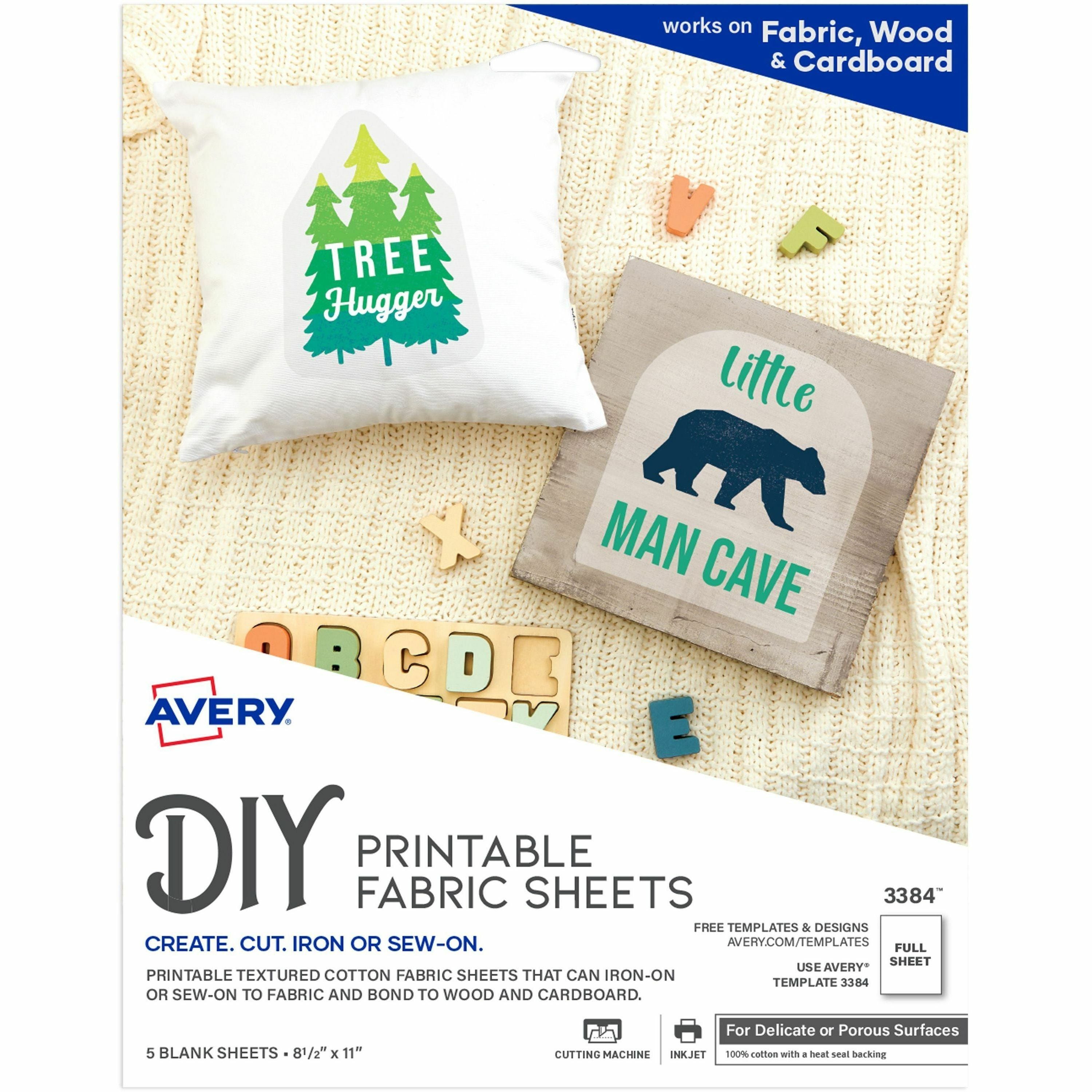 Avery&reg; Printable Fabric Sheets