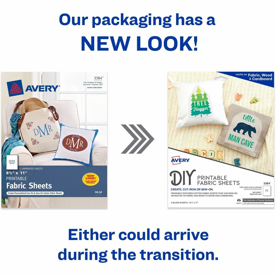 Avery&reg; Printable Fabric Sheets