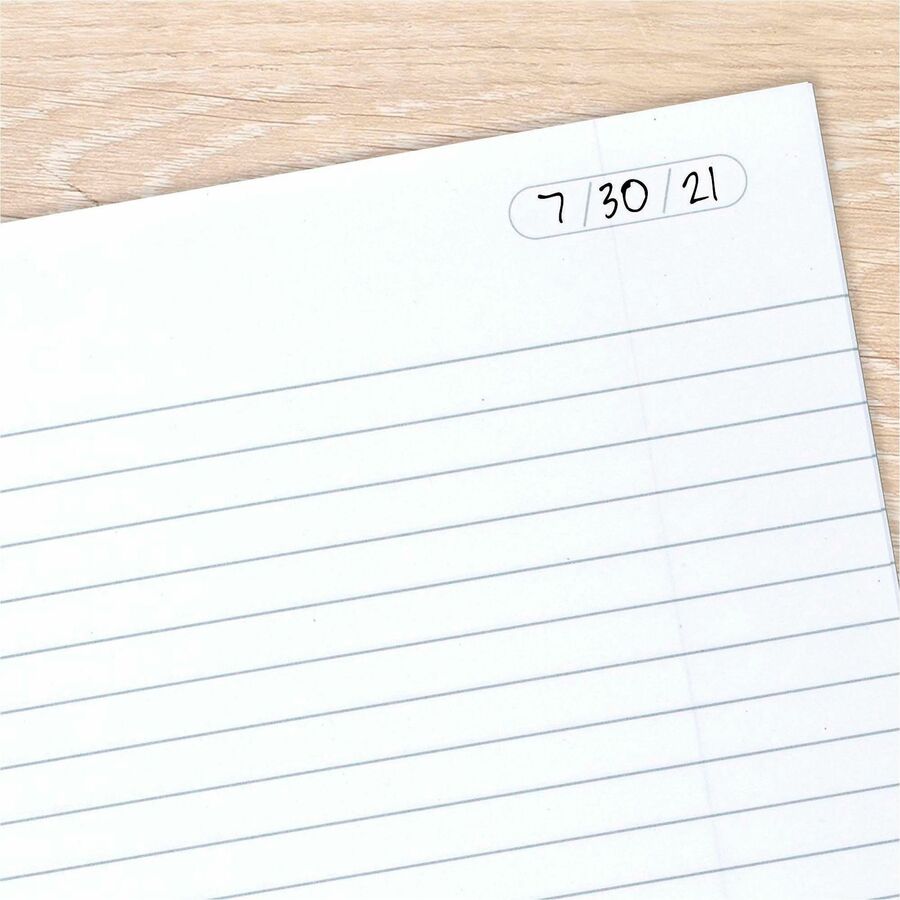Cambridge Limited Business Notebook, 80 Sheets, Wire Bound, Legal Ruled, 8 1/4" x 11", Black Linen Cover, Perforated, 1 Each