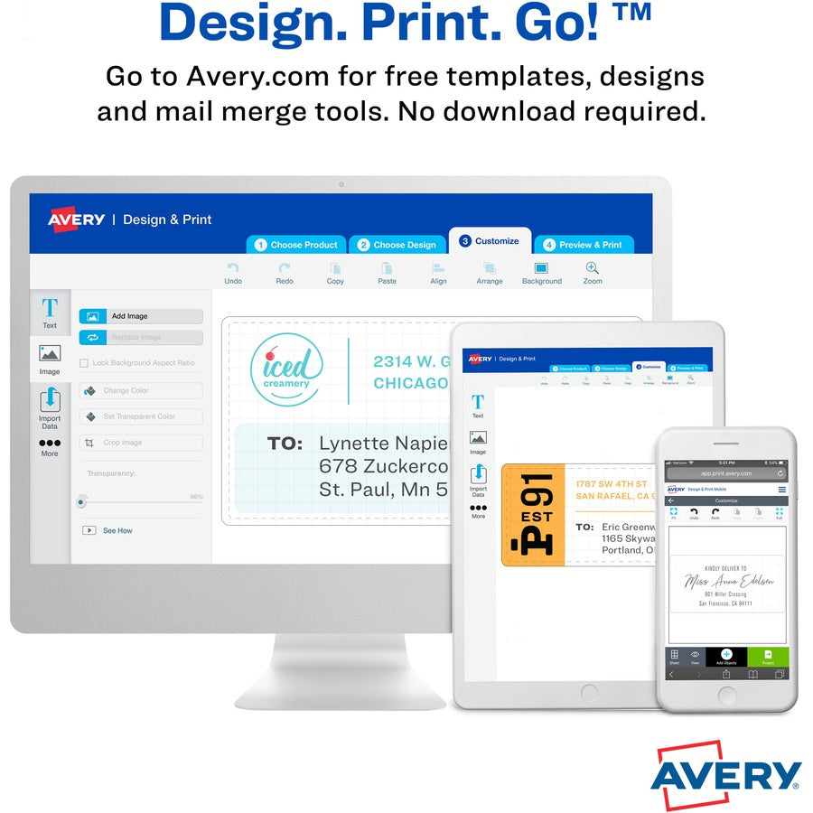Avery&reg; Foil Mailing Labels