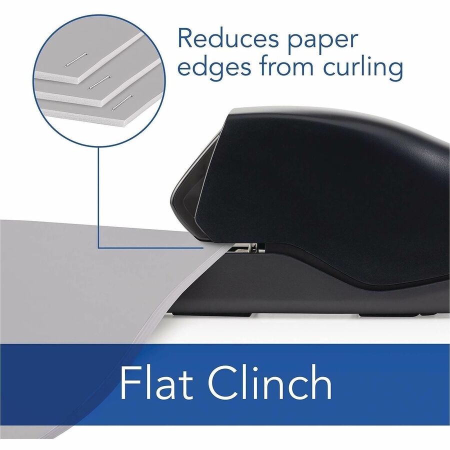 Staples Upto 25 Sheet - Holds Upto 1500 Staple - Black - 1 Each