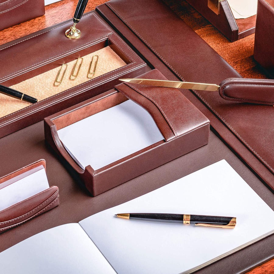 Dacasso Leather Memo Holder
