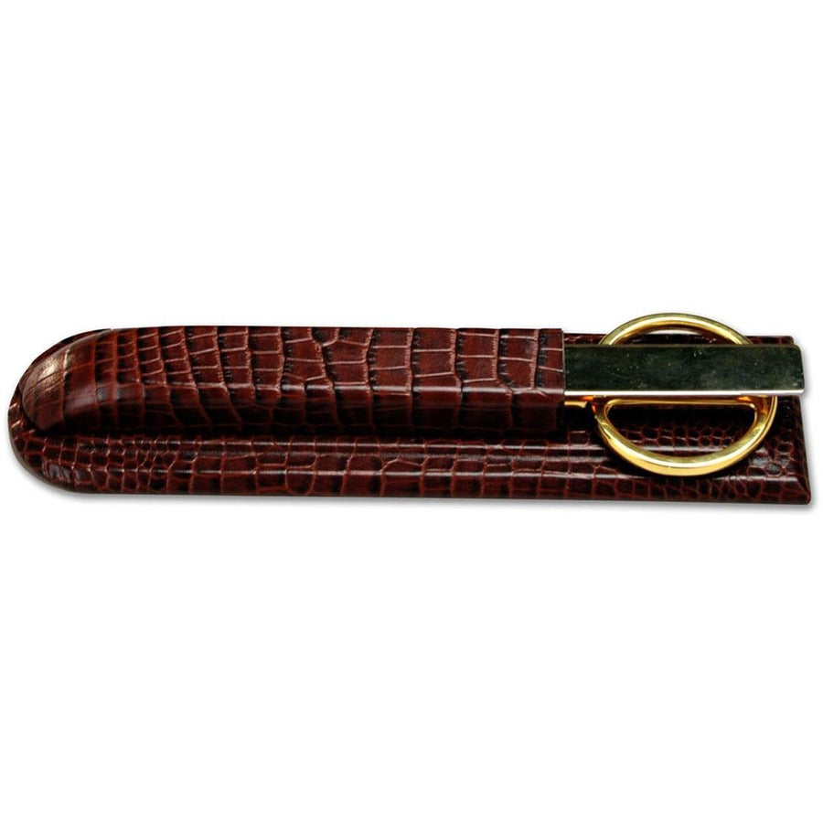 Dacasso Crocodile Embossed Leather Library Set