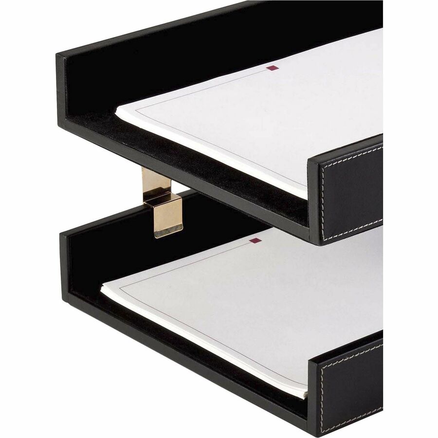 Dacasso Double Front Load Stacking Letter Tray