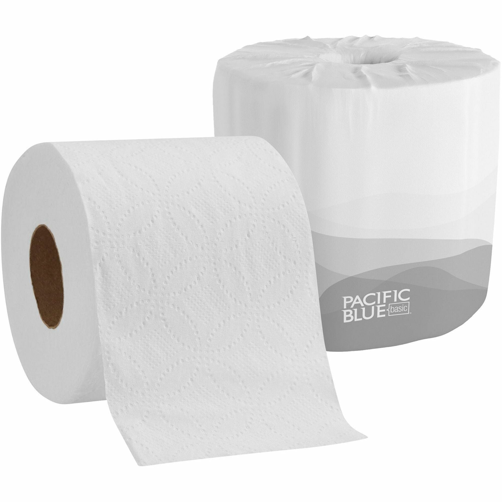 2 Ply - 4.05" Width x 4" Length - 550 Sheets/Roll - White - 80 / Carton
